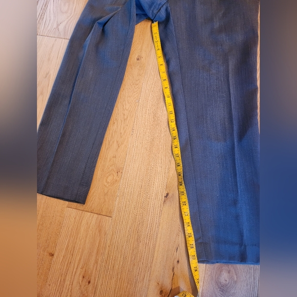 Indochino Mens Gray Wool Suit Jacket Blazer sz 40 Pants sz 34 Dress Work Wedding - Picture 3 of 14